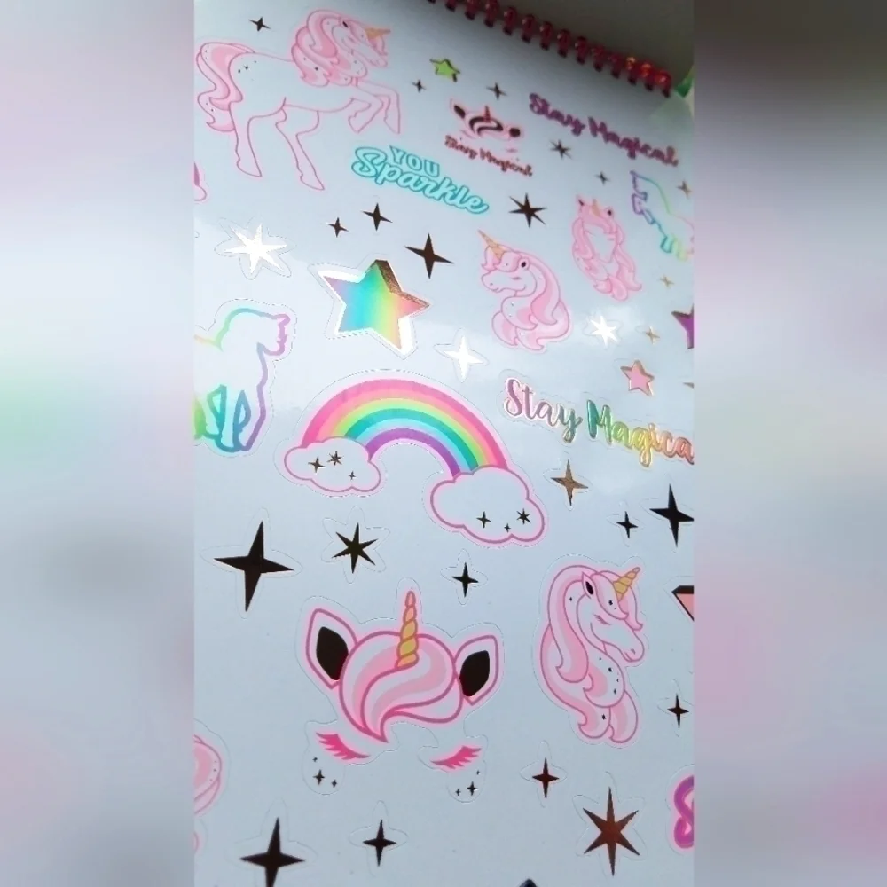 Justice Jumbo Unicorn Sketchbook
